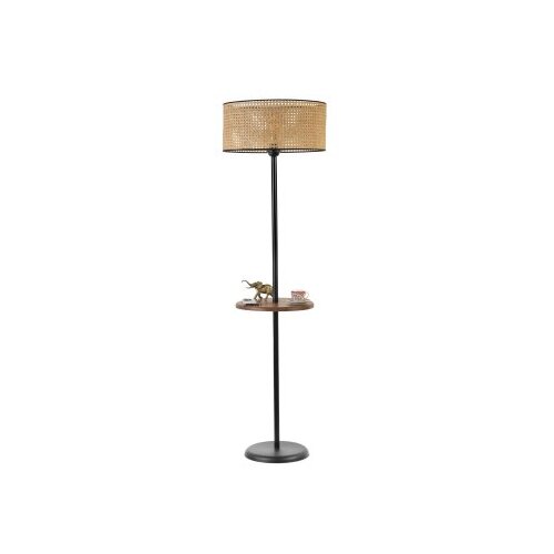 Opviq mercan 8737-1 blackrattan floor lamp Slike