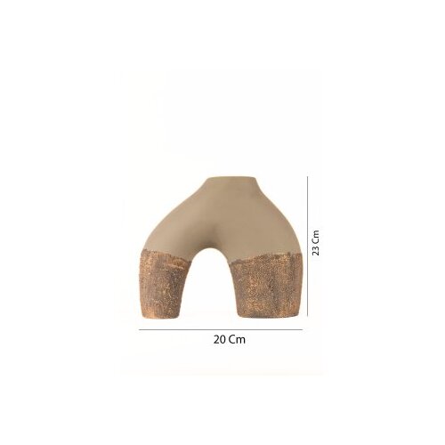 WALLXPERT decorative pot keramička bež saksija BK005 Slike