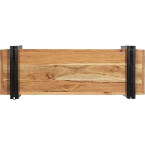 vidaXL Stenska polica 90x33x45 cm Masivni les Akacija Cene