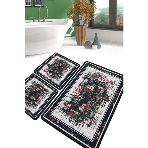  Arrosa Multicolor Bathmat Set (3 Pieces) Cene