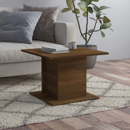  Stolić za kavu boja smeđeg hrasta 55,5x55,5x40 cm od iverice