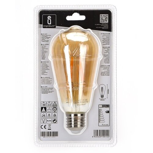 Aigostar led sijalica ST64 E27/4W/230V 2200K Slike