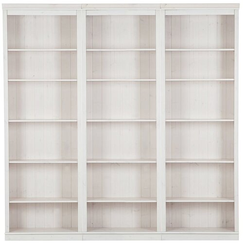 Støraa Bijela biblioteka od masivnog bora 222x223 cm Anita – Cijene