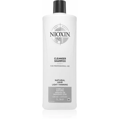 Nioxin System 1 Cleanser Shampoo šampon za čišćenje za nježnu i normalnu kosu 1000 ml