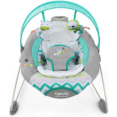 Kids II Ležaljka Ingenuity Smart Bounce Automatic Bouncer - Ridgedale Cene
