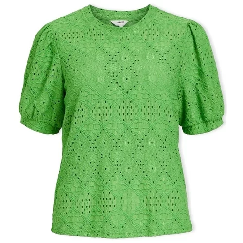 .OBJECT Topi & Bluze Noos Top Feodora S/S - Vibrant Green Zelena