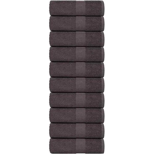  Ručnici za pranje FROGN 10 kom antracit 30x30 cm 360 g/m&amp;sup2; Slike