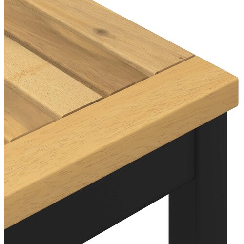  Stol za večeru u vrtu Bijela i crna 70 x 68,5 x 75 cm Slike