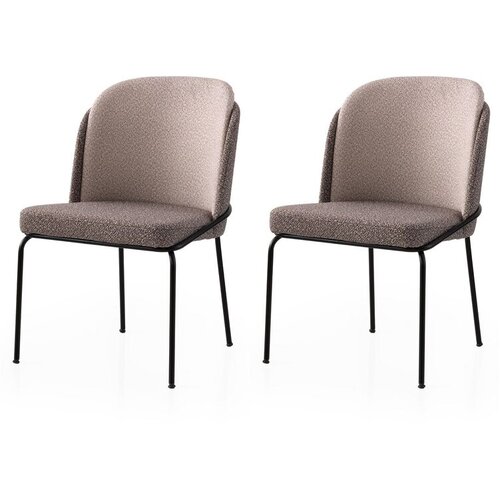 Hanah home Set trpezarijskih stolica Dore 180 V2, 2 komada, Smeđe boje Cijene