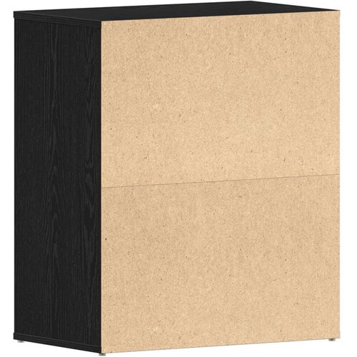  Ormar za cipele crni hrast 60x35x70 cm od konstruiranog drveta Slike