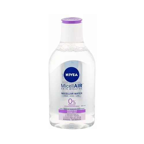 Nivea MicellAIR® micelarna voda za občutljivo kožo 3v1 400 ml
