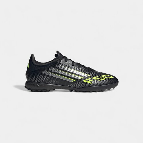 Adidas Nogomet F50 League Turf Core Black Iron Metallic Lucid Lemon Bela Cene