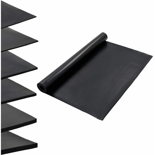  Podni mat Crna 1,2 x 5 m Guma Slike
