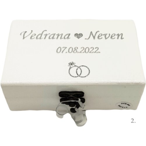  Personalizirana kutija za vjenčano prstenje &ndash; čuvar va&scaron;eg simbola ljubavi - 2. - 1692 Cijene