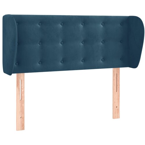 Maison Chic vzglavna omarica - nočna omarica - posteljna omarica z u&amp;scaron;esi temno modro 83x23x78/88 cm žamet, (21712494) Slike