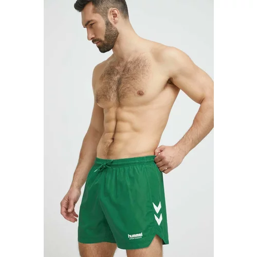 Hummel Kopalne kratke hlače zelena barva