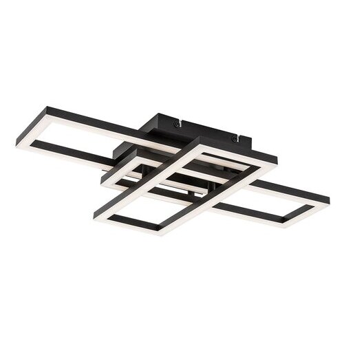 Rabalux Plafonjera Mereni, LED, Sa daljinskim, 40W, 3000-6500K, 50x35cm, Crna Cene