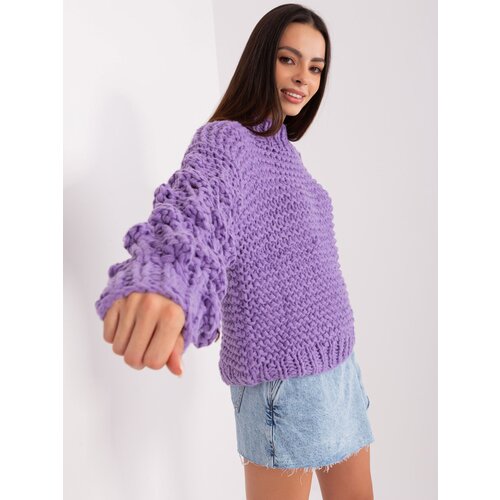 Wool Fashion Italia Sweater-AT-SW-2382.97P-purple Slike