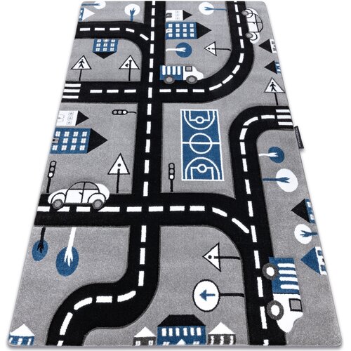 RugsX Preproge Preproga PETIT CITY mesto, ulice siva 80x150 cm Siva Cene