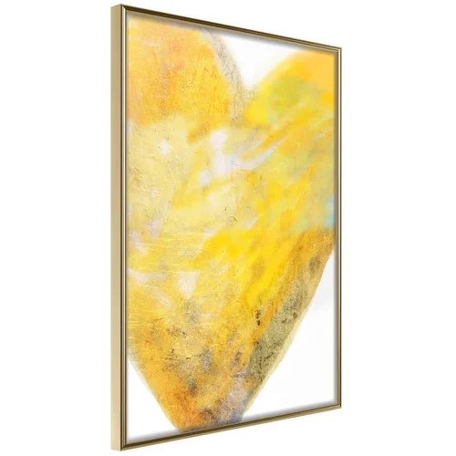  Poster - Amber Heart 40x60