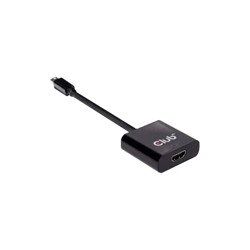 Club3d Mini-DisplayPort Adapter [1x Muški konektor Mini DisplayPort - 1x Ženski konektor HDMI] Crna