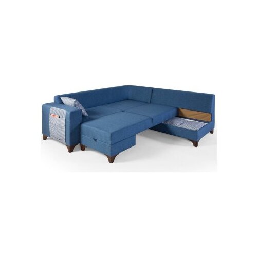 Atelier Del Sofa Ugaona sofa na razvlačenje, Loft, 230 x 285 cm, Plava Slike