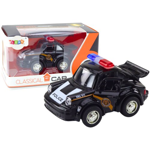 Classic Police Car 1:38 Drive Lights Sounds Black Cijene