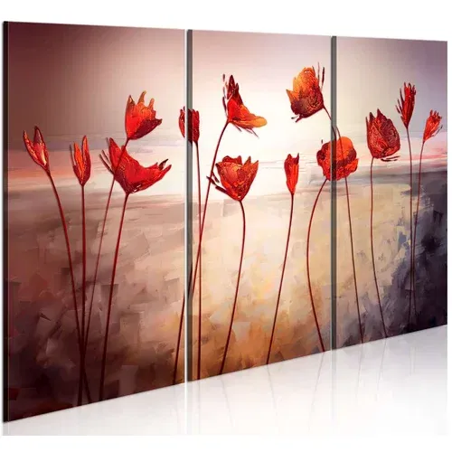  Slika - Bright red poppies 90x60