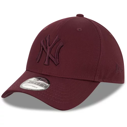 New York Yankees Šilterica 9Forty MLB League Essential Snap Burgundy/Burgundy UNI