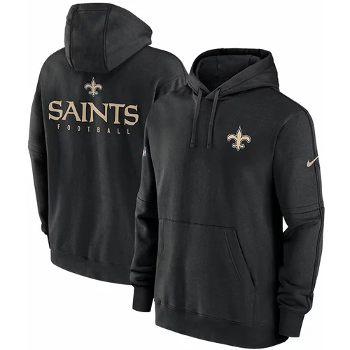 Nike New Orleans Saints Club Sideline Fleece Pullover pulover s kapuco