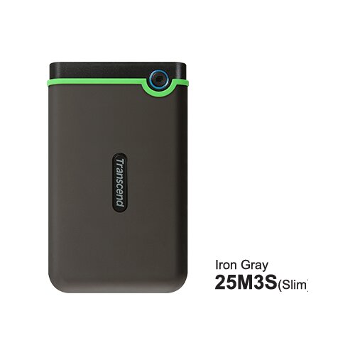 Transcend HDD 2TB StoreJet M3Portable,USB 3.1,anti-shock,Iron Gray Cijene