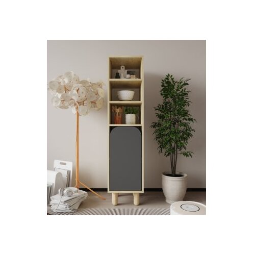 Hanah home vi&scaron;enamenska samostojeća polica parma 1 sapphire hrast anthracite Cene