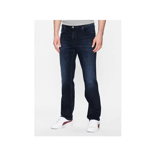 Mustang Jeans hlače Washington 1010575 Mornarsko modra Slim Fit