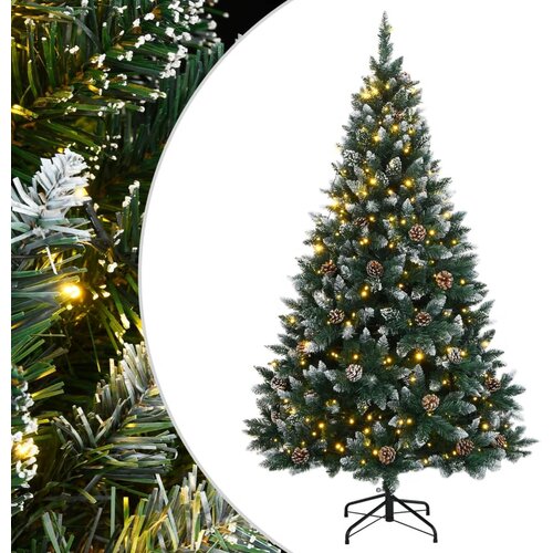 vidaXL Umetna novoletna jelka 300 LED diod 240 cm Cene