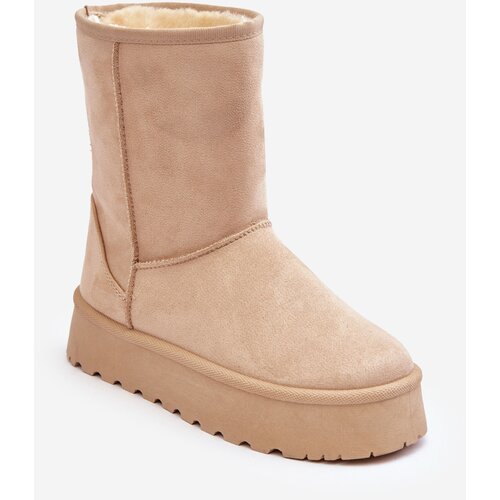 Kesi Beige women's snow boots Abrams with fur Cijene