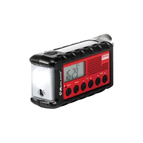 Midland Radio za kori&scaron;tenje vani ER 300 solarno napajanje, poluga, džepna svjeti Cijene