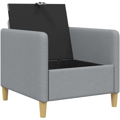 SOFA s pohranom Svjetlosiva 72 x 78 x 87 cm Poliester Slike