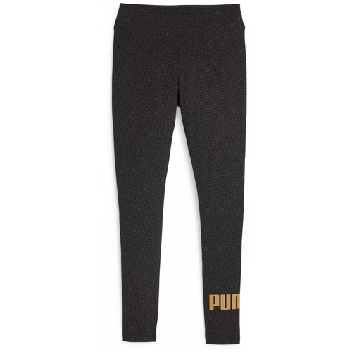 Puma Sportske hlače senf / siva / crna