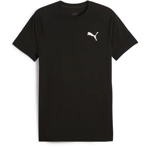 Puma Funkcionalna majica 'Evostripe' črna / bela