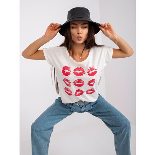 Mayflies T-shirt-TW-TS-1005-15.29P-ecru Cene