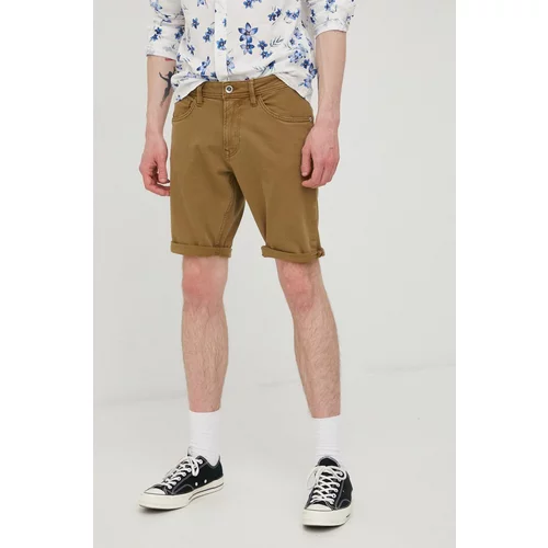 Tom Tailor Traper kratke hlače za muškarce, boja: zelena