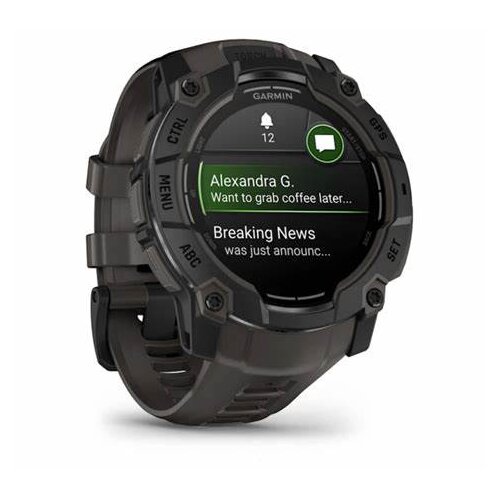 Garmin Instinct 3 50mm AMOLED Black Charcoal Cene