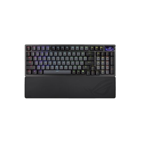 Asus Tipkovnica ROG Azoth 96 HE Wireless, ROG HFX V2 Analog, PBT, OLED, RGB, USB, US Cene