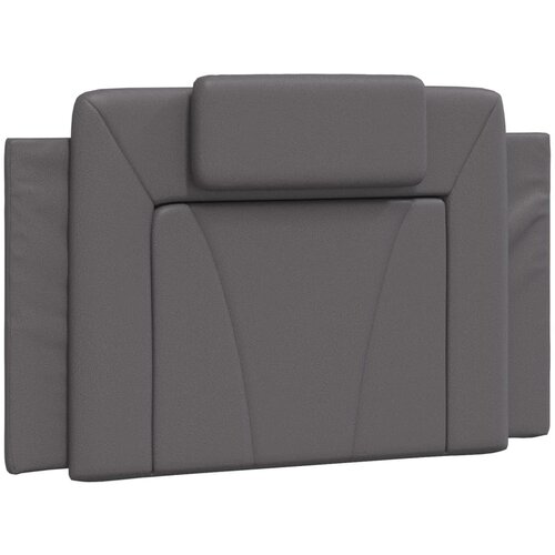 VidaXL Vzglavna stranica siva 90 cm umetno usnje, (21048593) Slike