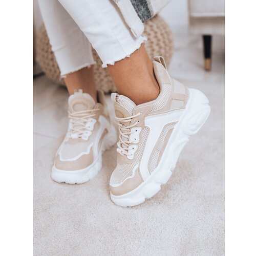 DStreet Women&amp;#039;s sneakers TIRA beige ZY0107 Slike