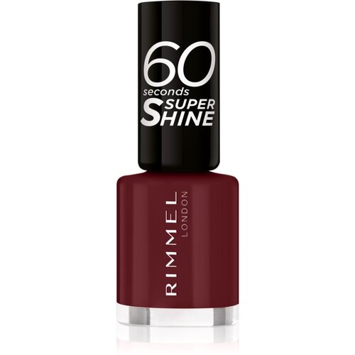 Rimmel London 60 Seconds Super Shine hitro sušljiv lak za nohte 8 ml odtenek 340 Berries And Cream Cene
