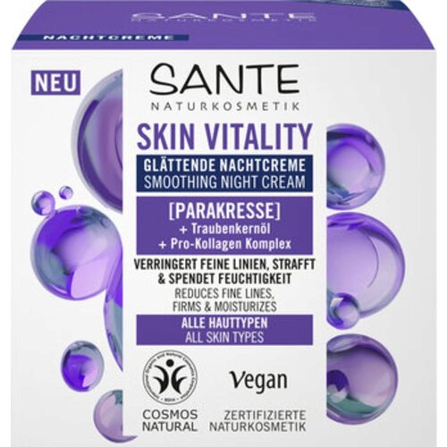 Sante Skin Vitality zaglađujuća noćna krema - 50 ml Cijene