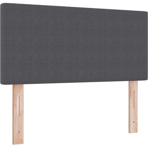  LED glava kreveta s uzglavljem Tamno siva 90 cm Kordura tekstil Slike