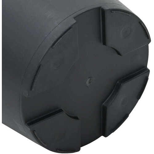  Okrugla saksija za cveće 6 pcs Crna &amp;Oslash; 12 5 x 10 cm Plastika - Crna &amp;Oslash; 12 5 x 10 cm 6 Slike