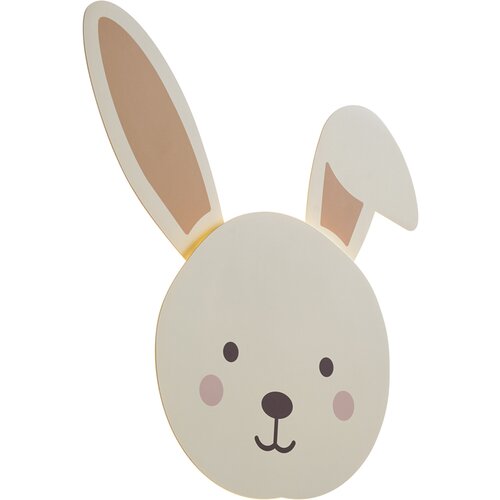 QAZQA Otro&scaron;ka stenska svetilka bež z detajli, vklj. LED s 3-stopenjskim zatemnjevanjem - Benny the Bunny Cene